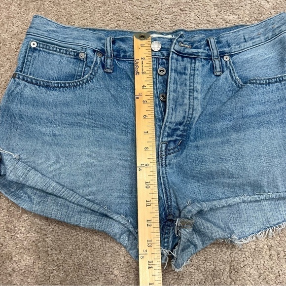 Madewell Relaxed Denim Shorts High Rise Women’s Size 29 - Picture 12 of 12